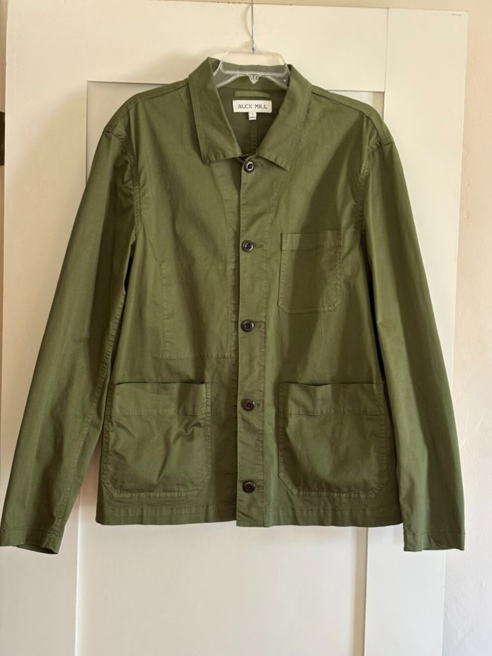 NWOT Alex Mill garment-dyed work jacket - Large Men's - Cotton - Green